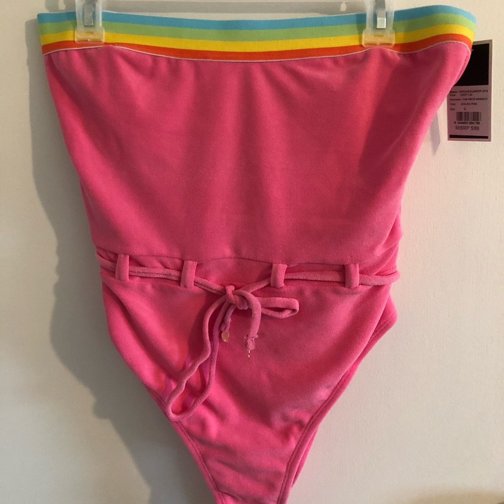 NWT Juicy Couture French Terry One-Piece Swim - Picture 4 of 6